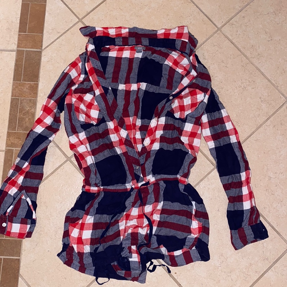 Aerie flannel romper